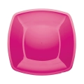 Piatti Fuxia piani piani di forma quadrata 30cm , 12pz.