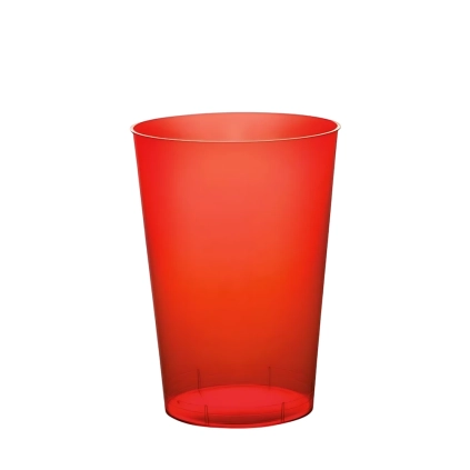 Bicchieri Rossi trasparenti 200cc, 50pz.