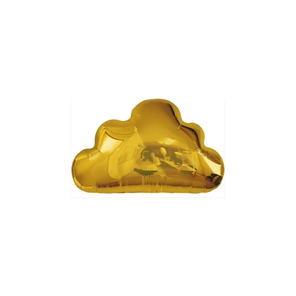 Palloncino nuvola oro 20" (50cm) in mylar, 1pz