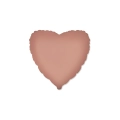 Palloncino Cuore Rosa Vintage Satinato 18" (45cm), 1pz.