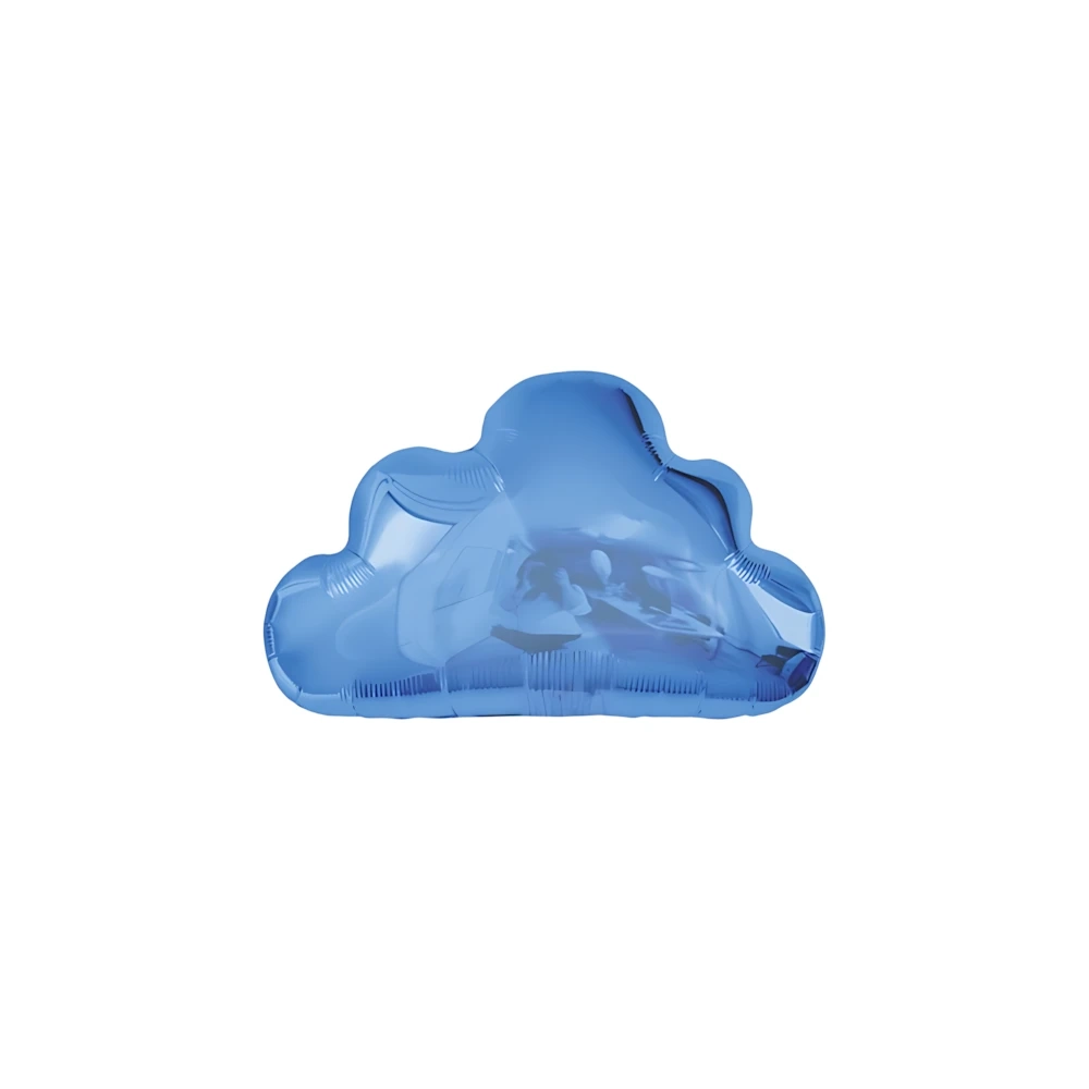 Palloncino nuvola Blu Macaron 20" (50cm) in mylar, 1pz