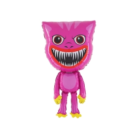 Palloncino Monster Fucsia alto 39" (99cm), 1pz.