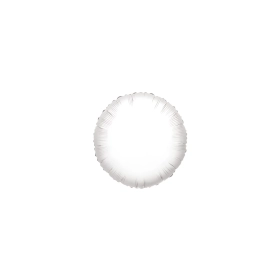 Palloncino Tondo Bianco 4" (10cm) con valvola, 5pz.