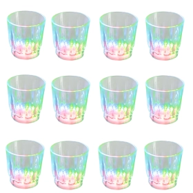 Bicchierini con Led cambia colore, 12pz.