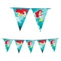 Festone bandierine Ariel La Sirenetta – 9 bandierine 20x30 cm, 3 metri