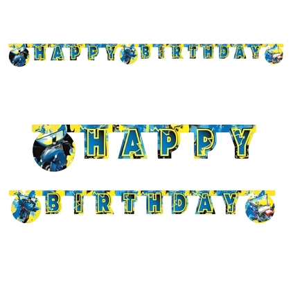 Festone Happy Birthday - Batman, 2m