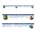 Festone Happy Birthday - Avengers, 2m