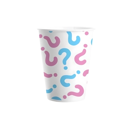 Bicchieri Boy or Girl 200ml in carta, 8pz