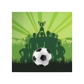 Tovaglioli Calcio 33x33cm - 20pz