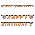 Festone Happy Birthday Cars 3, 2m, 1pz.
