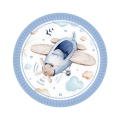 Piatti di Carta Nascita Bimbo “Sweet Boy” 23cm ,8pz