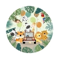Piatti di Carta Safari 23cm ,8pz