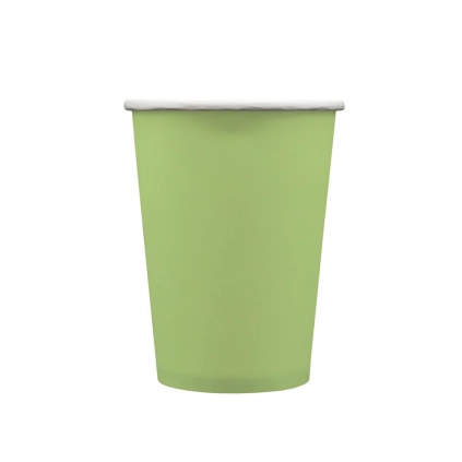 Bicchiere in carta 250cc Verde salvia – Confezione da 15 pezzi