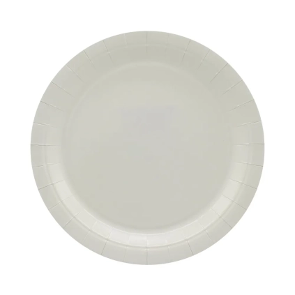 Piatto in carta 24cm Sabbia – Confezione da 15 pezzi