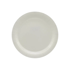 Piatto in carta 18cm Sabbia – Confezione da 15 pezzi
