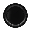 Piatti in carta 24cm Nero – Confezione da 15 pezzi