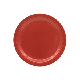 Piatto in carta 18cm Mattone – Confezione da 15 pezzi