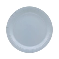 Piatti in carta 24cm Celeste fumo – Confezione da 15 pezzi