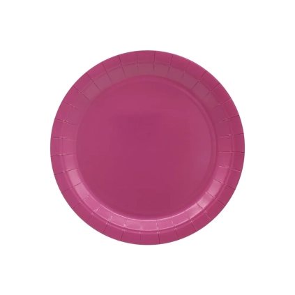 Piatto in carta 18cm Malva – Confezione da 15 pezzi