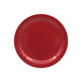 Piatto in carta 18cm Bordeaux – Confezione da 15 pezzi