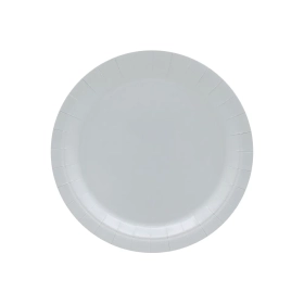 Piatto in carta 18cm Grigio freddo – Confezione da 15 pezzi