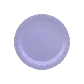 Piatto in carta 18cm Lavanda – Confezione da 15 pezzi