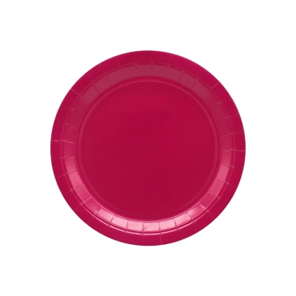 Piatti in carta Magenta 18cm – Confezione da 15 pezzi