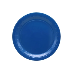 Piatti in carta Blu 18cm – Confezione da 15 pezzi