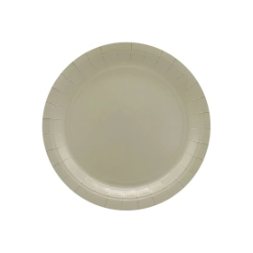 Piatti in carta Tortora 18cm – Confezione da 15 pezzi