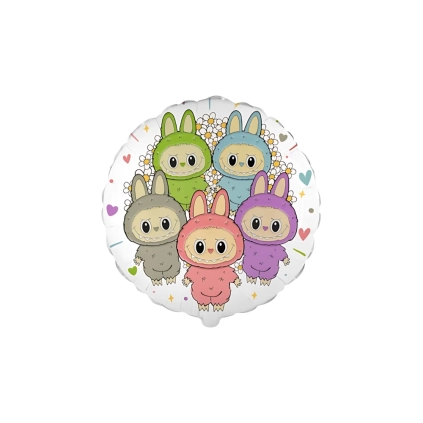 Palloncino Angry Bunny Family 18'' (45cm), 1pz.