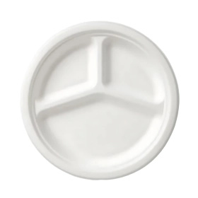 Piatto Catering Classic Tris, a tre comparti 26cm, 50pz