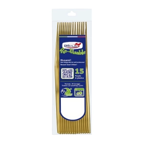 Coltelli Compact Oro in plastica riutilizzabile, 15 pz