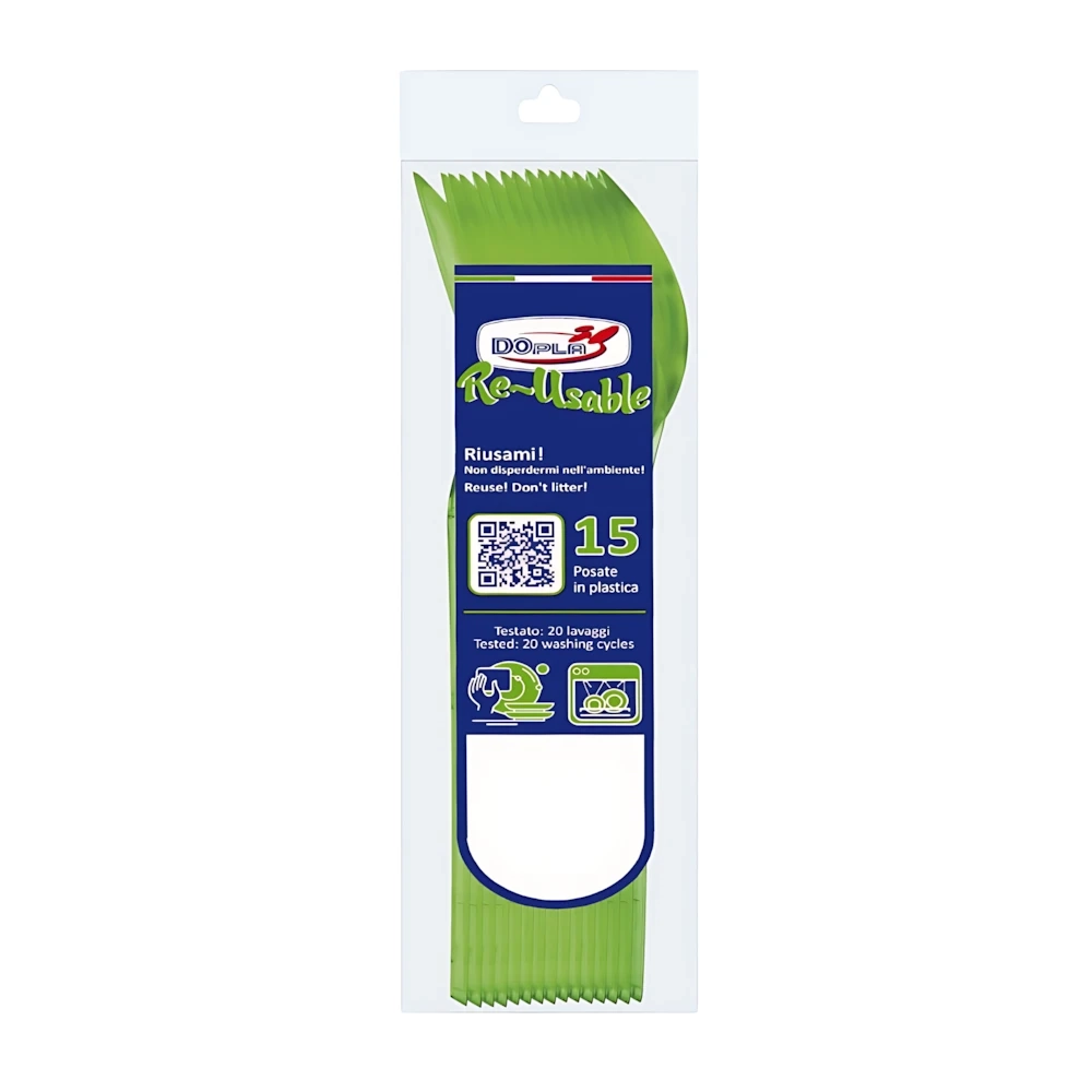 Cucchiai Compact Verde Acido 15pz