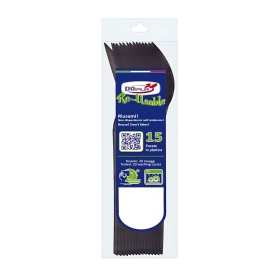 Cucchiai Compact Nero 15pz Nero