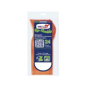 Cucchiaini Dessert Arancio 24pz