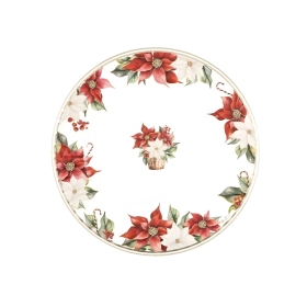 Piatti Stella di Natale 21cm, 8pz.