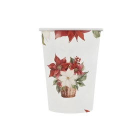 Bicchieri Stella di Natale 250ml, 8pz.
