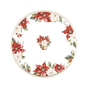 Piatti Stella di Natale 24cm, 8pz.