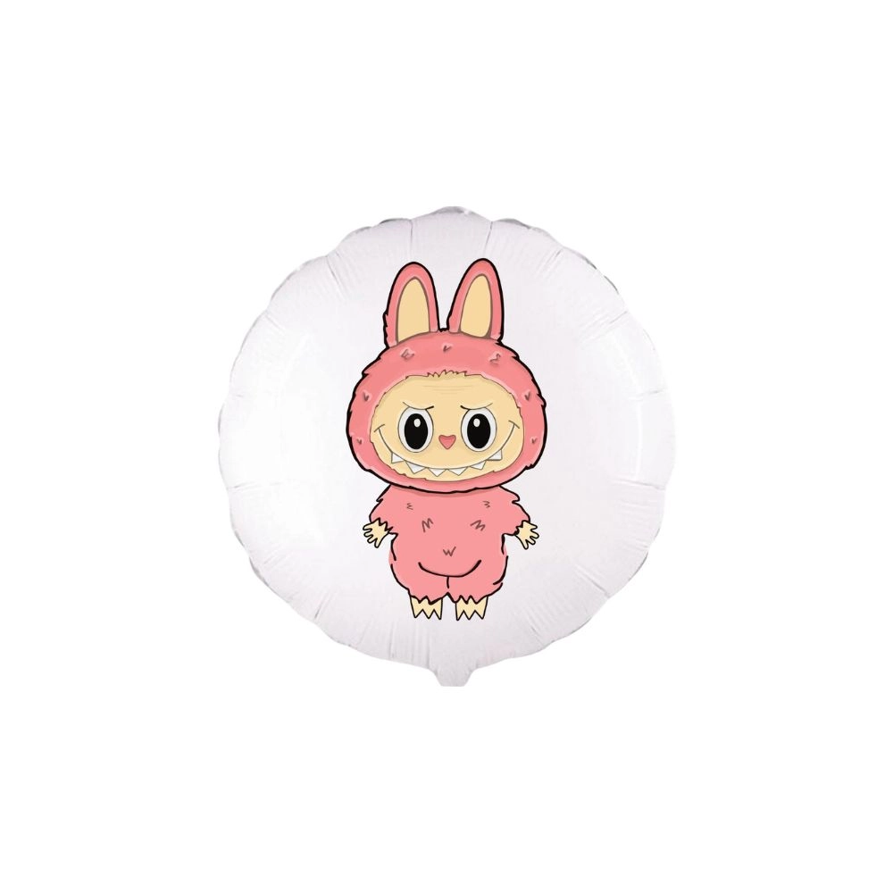 Palloncino Angry Bunny Rosa 18'' (45cm), 1pz.