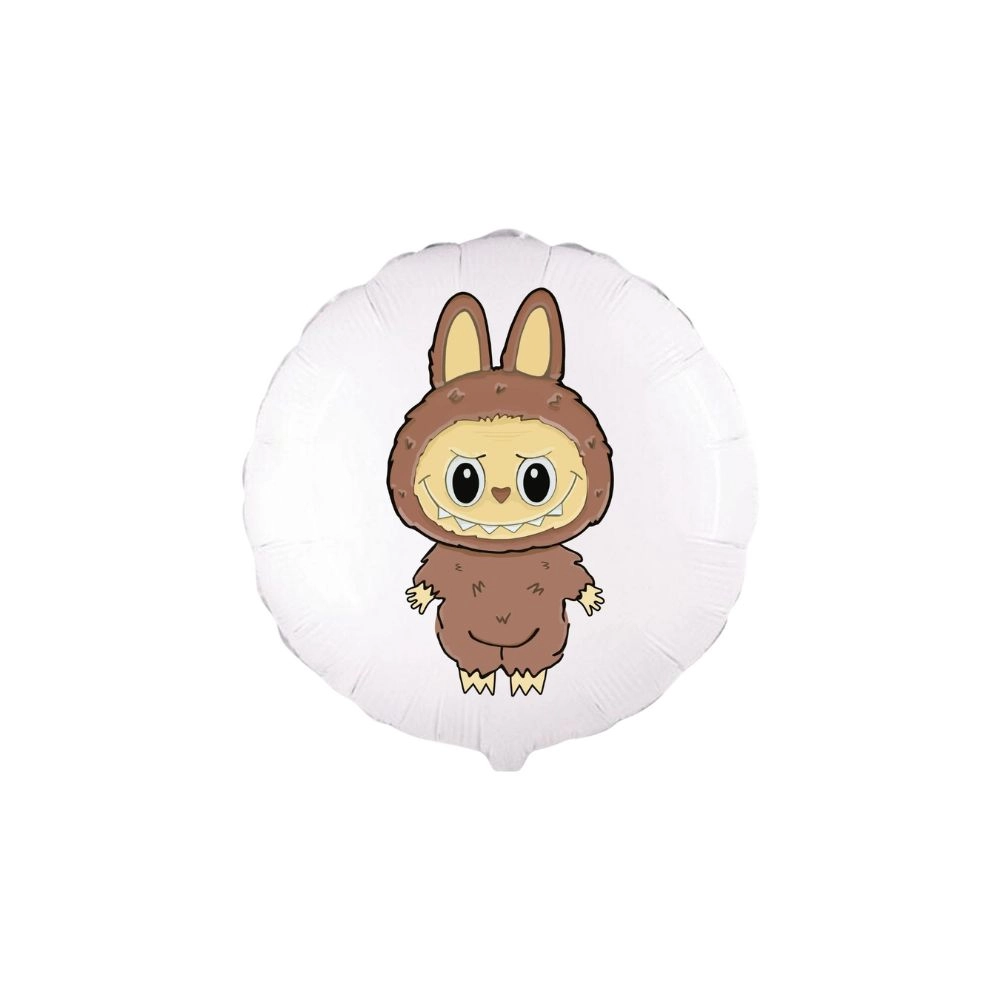 Palloncino Angry Bunny Marrone 18'' (45cm), 1pz.