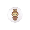 Palloncino Angry Bunny Marrone 18'' (45cm), 1pz.