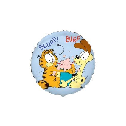 Palloncino in Mylar Garfield e Odie Tondo 18" (45 cm), 1pz.