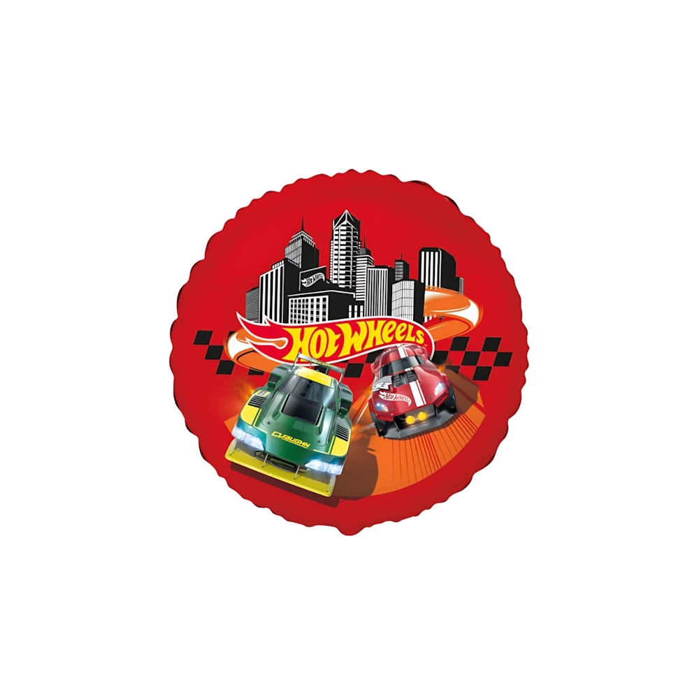 Palloncino Hot Wheels Tondo 18"(45cm), 1pz