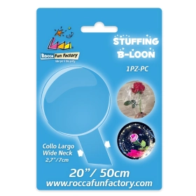 Palloncino Stuffing B-Loon 20 inch a Collo Largo 7 cm  20" (50cm), 1pz.