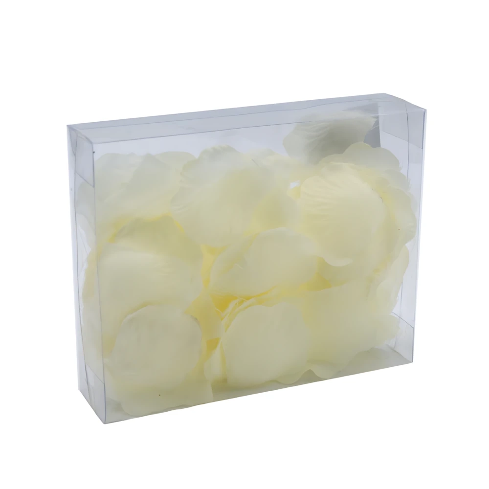 Petali di rosa Avorio, Box con 100 petali, 1pz.
