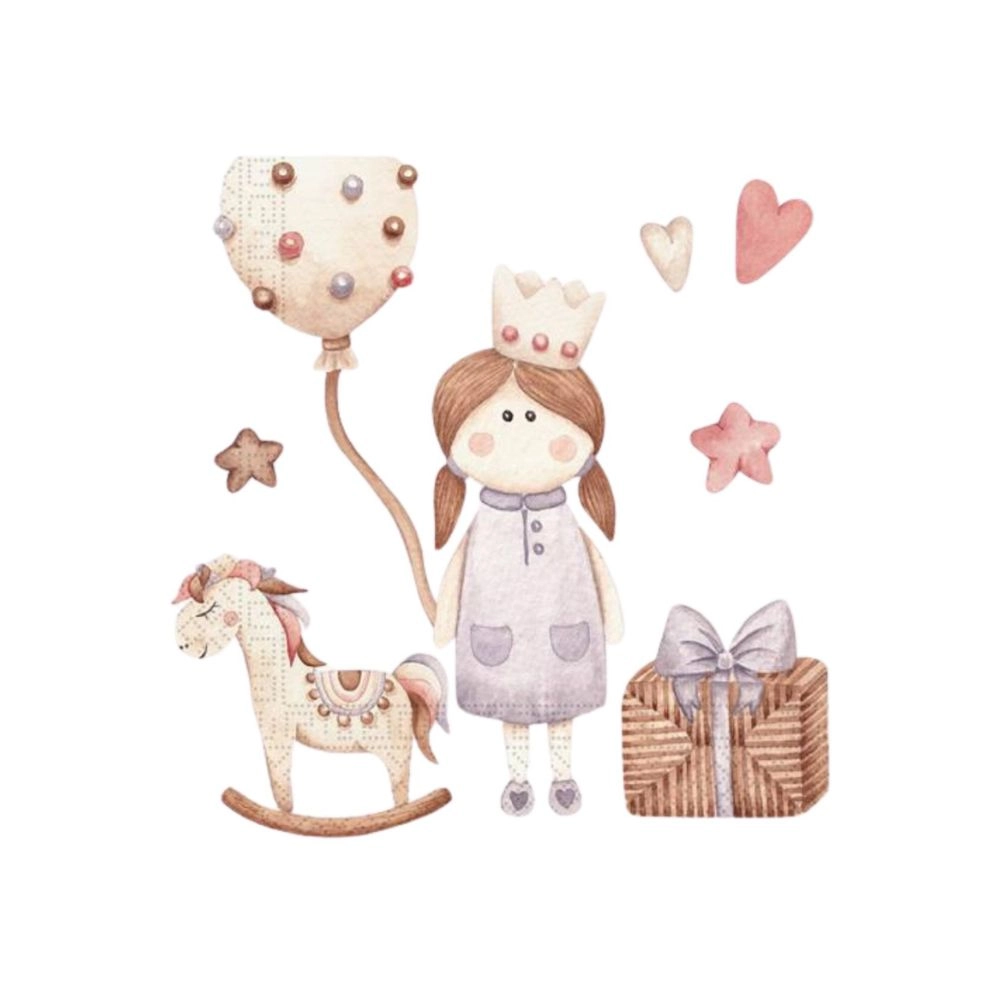 Tovaglioli Nascita Bimba Sweet Girl 33x33cm - 20pz