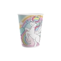 Bicchieri 200ml Unicorno Mix Fantasy Festa Bambini