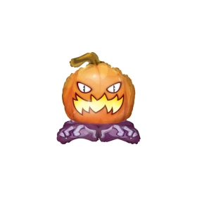 Palloncino Fantasma Zucca Halloween Standing 15" (38cm), 1pz.
