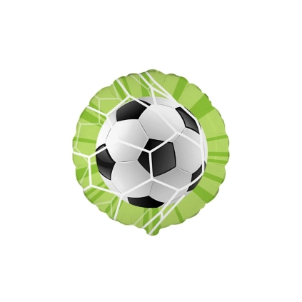 Palloncino Mylar Calcio Tondo per Feste 18" (45cm) - 1pz