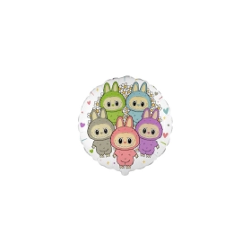 Palloncino Angry Bunny Family 4'' (10cm), 5pz.